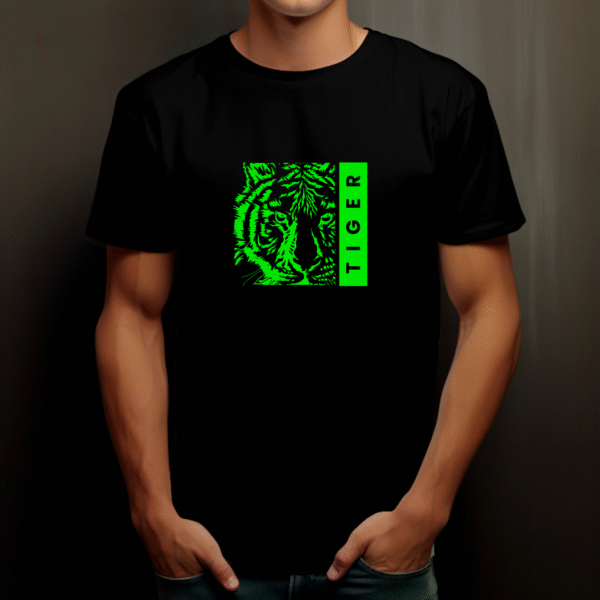 T-shirt Tiger en coton unisexe