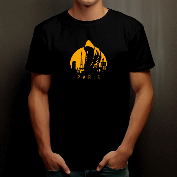 T-shirt "Paris" en coton unisexe