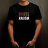 T-shirt streetwear Stop Racisme en coton 190 gr unisexe