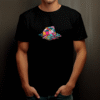 T-shirt streetwear Rubik's Cube en coton 190 gr unisexe