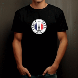 T-shirt Streetwear Paris en coton 190 gr unisexe