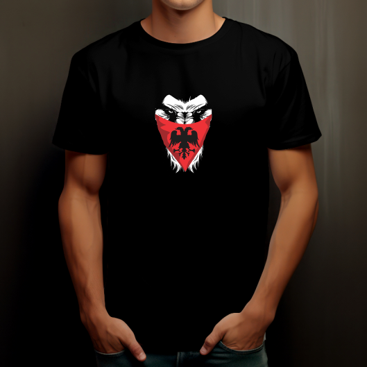 T-shirt motif albanais