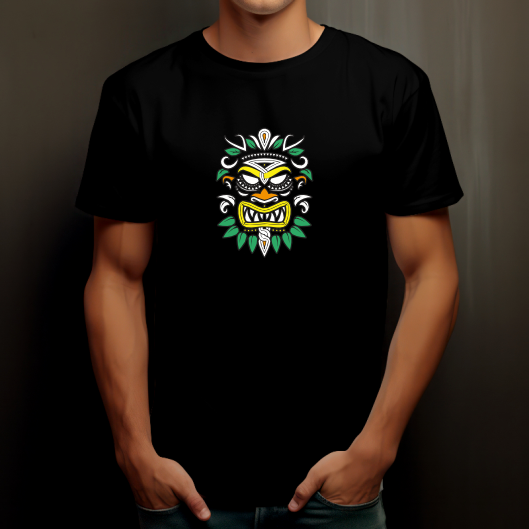 T-shirt streetwear motif africain