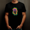 T-shirt Psychédélique Chat