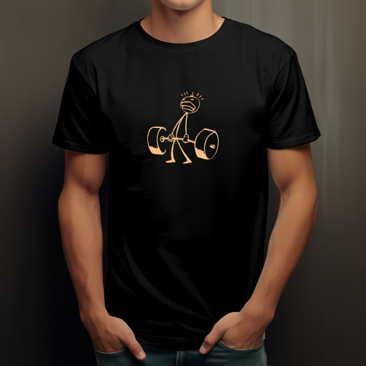 T-shirt fitness drôle