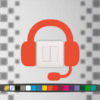 Stickers Interrupteur Casque