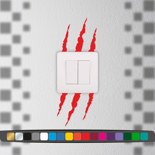Stickers Interrupteur Griffes