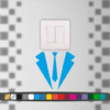 Stickers Interrupteur Costume