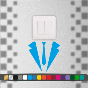 Stickers Interrupteur Costume