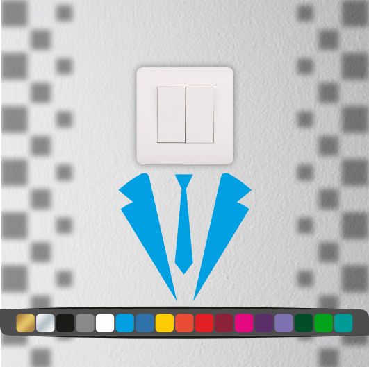 Stickers Interrupteur Costume