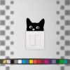 Stickers Interrupteur Chat caché