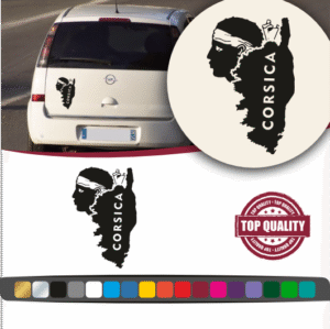 Stickers Carte de Corse
