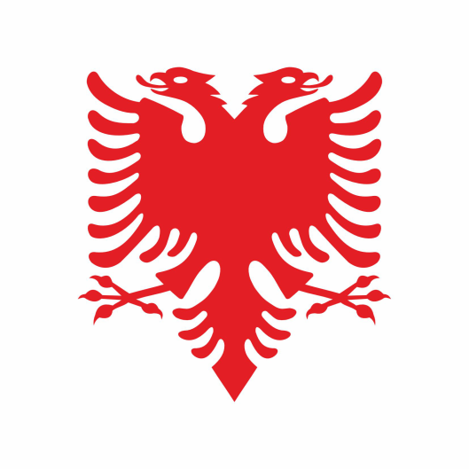 Stickers Drapeau Albanais