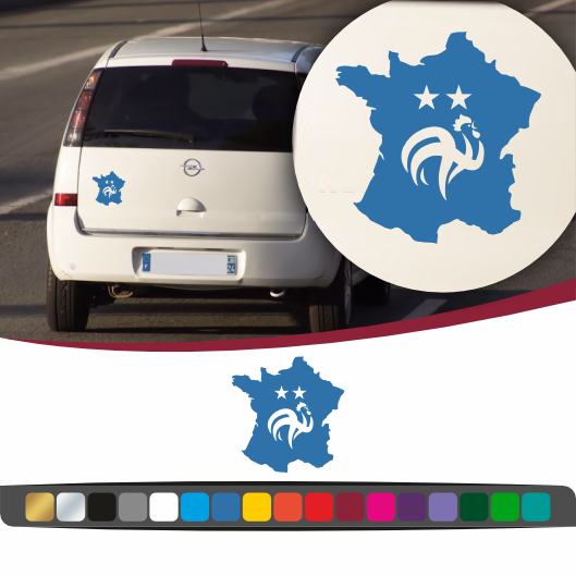 Stickers Carte de France