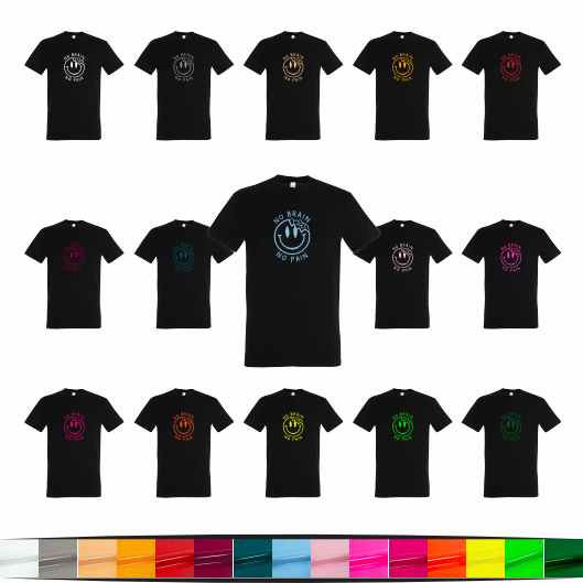 T-shirt Streetwear - 'No Brain No Pain'