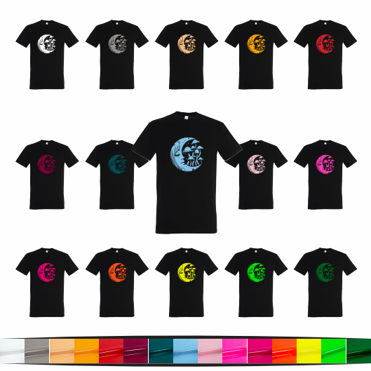 T-shirt Psychédélique - Lune Champignon