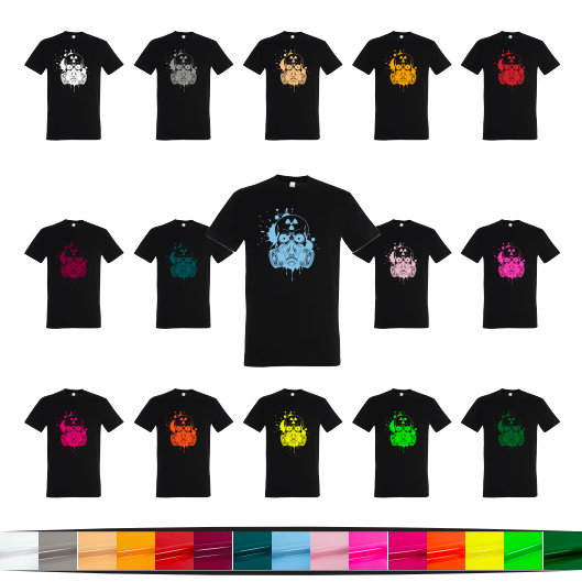 T-shirt Masque de Gaz - Squelette