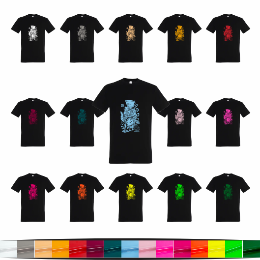 T-shirt Psychédélique - Chat Alice