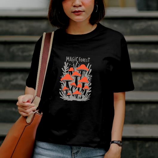 T-shirt Psychédélique - Forêt Magique