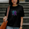 T-shirt Hibou Géométrique