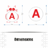 Stickers Disque A Chat