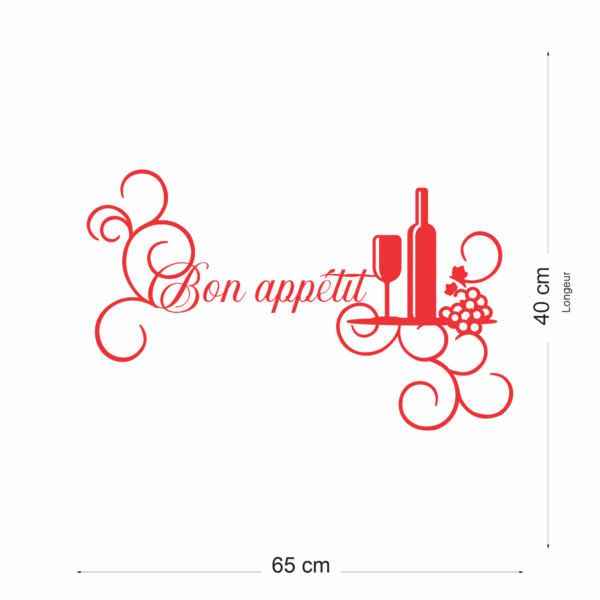 Stickers Cuisine Bon Appétit