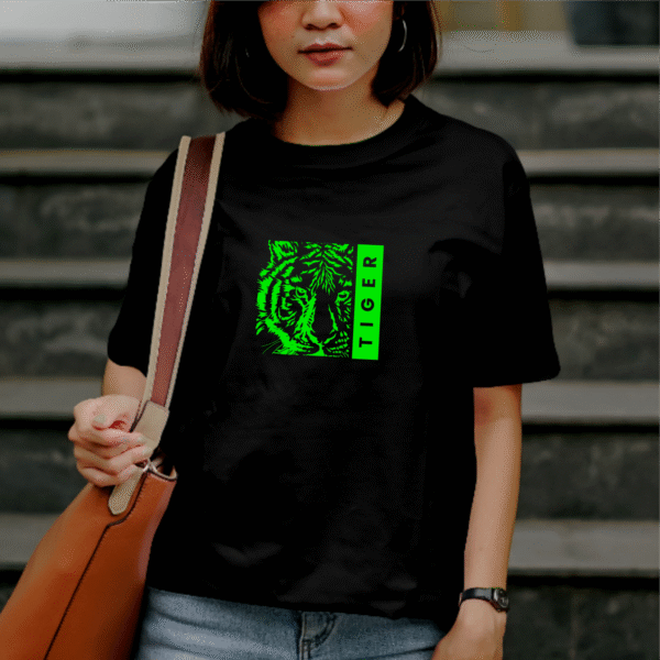 T-shirt Tiger en coton unisexe