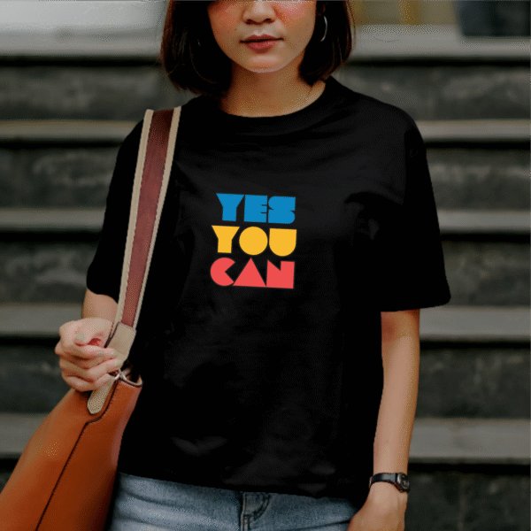 T-shirt streetwear Yes You Can