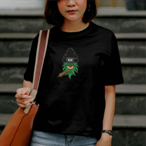 T-shirt streetwear Cannabis en coton 190 gr unisexe