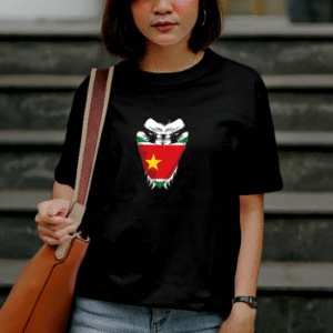 T-shirt Guadeloupe Gorille avec le drapeau