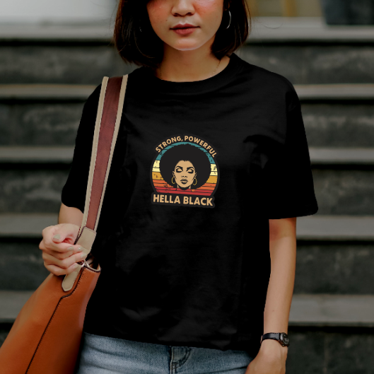 T-shirt streetwear Black