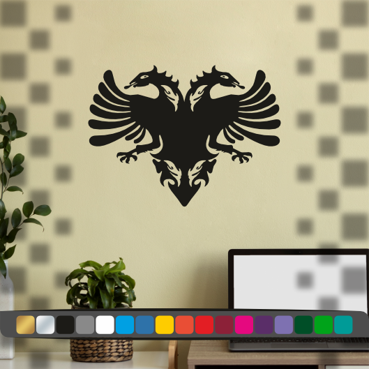 Stickers Albanais - Eagle Décoratif