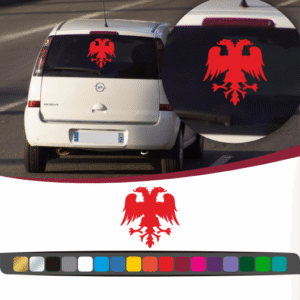 Stickers Albanais - Ancien Drapeau