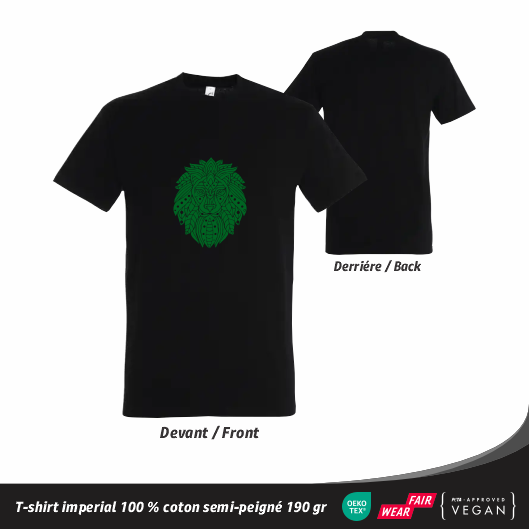 T-shirt Géométrique Lion