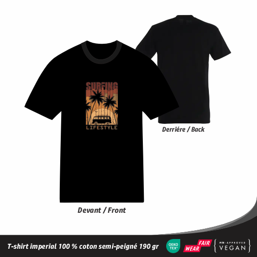 T-shirt Streetwear Surf Van