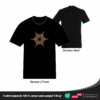 T-shirt psychédélique soleil en coton unisexe