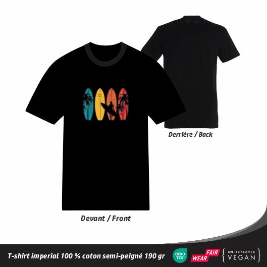 T-shirt Streetwear Surf Été
