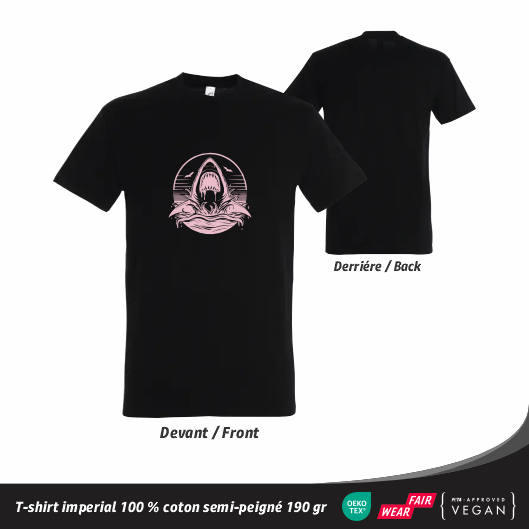 T-shirt Streetwear Requin Énervé