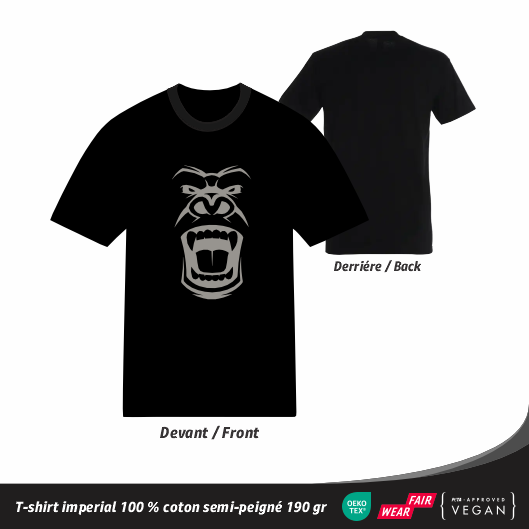 T-shirt Gorille Énervé