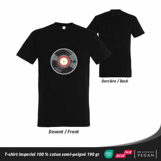 T-shirt Musique - Vinyle