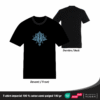 T-shirt mandala fleur en coton unisexe