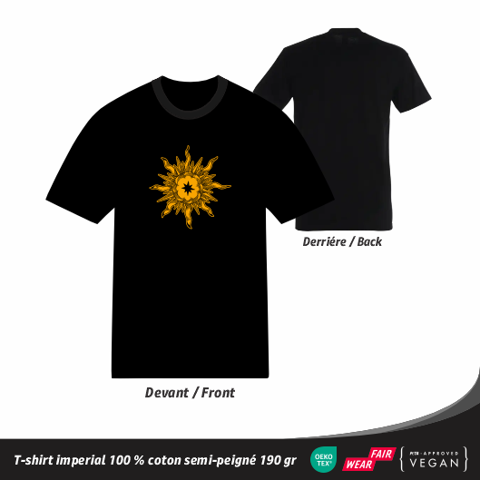 T-shirt psychédélique - Soleil