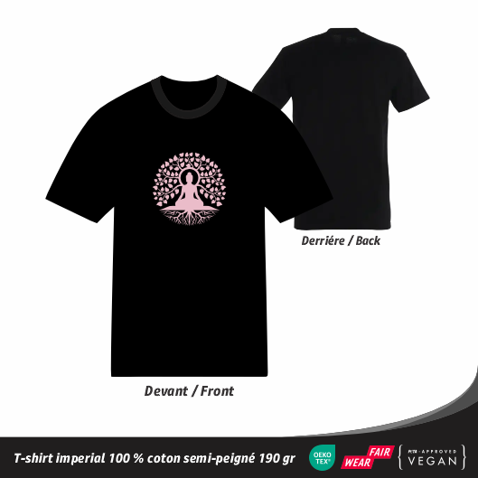 T-shirt Psychédélique - Bouddha Arbre