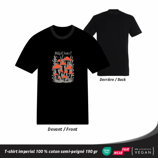 T-shirt Psychédélique - Forêt Magique
