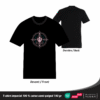 T-shirt mandala en coton unisexe