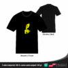 T-shirt streetwear visage "Shut" en coton unisexe