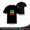 T-shirt streetwear Yes You Can