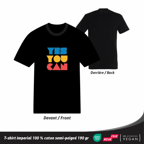 T-shirt streetwear Yes You Can