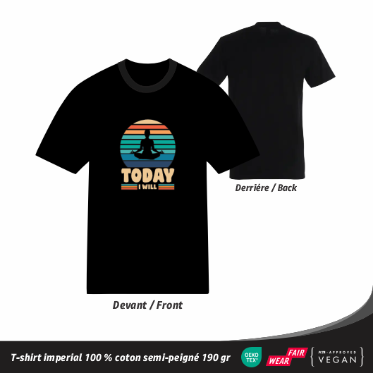 T-shirt Yoga - Design zen et inspirant