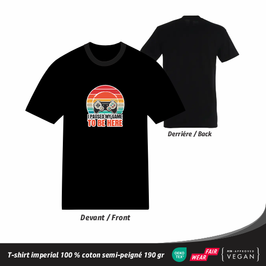 T-shirt Gaming - Design unique pour gamers